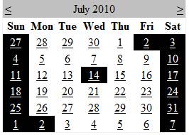 How to highlight or make selected date not selectable in ASP.Net Calendar control?