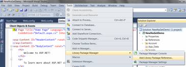 How to Add Packages in NuGet